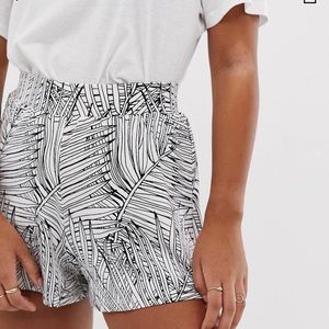 ASOS Palm Print Shorts (petite)